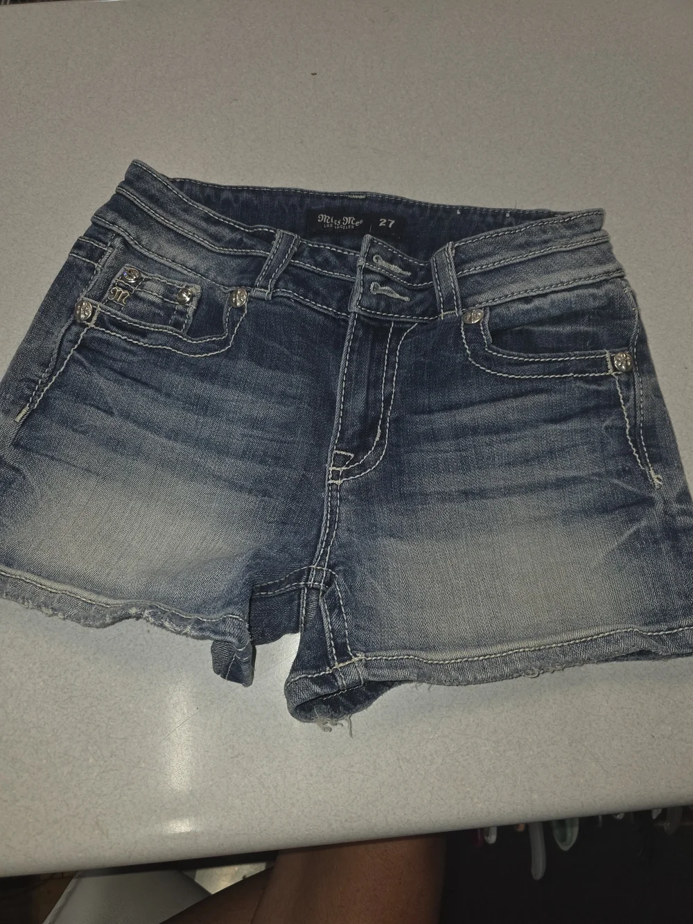 Miss Me Women's Denim Shorts in Blue